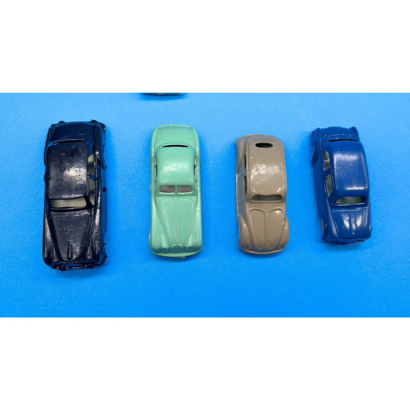 1950s INGAP Italy Set 12 Plastic cars,Various Models Numbered 1-12 Train Scenery - Picture 8 of 16